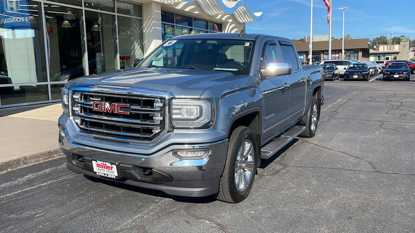 Used 2016 GMC Sierra 1500 SLT with VIN 3GTU2NEC8GG182354 for sale in Vestal, NY