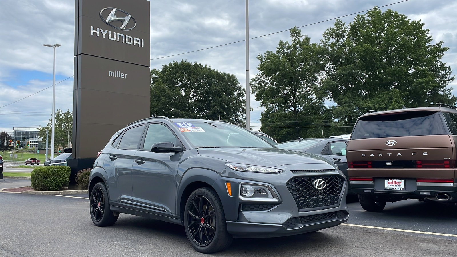 Certified 2021 Hyundai Kona NIGHT with VIN KM8K6CA57MU724703 for sale in Vestal, NY