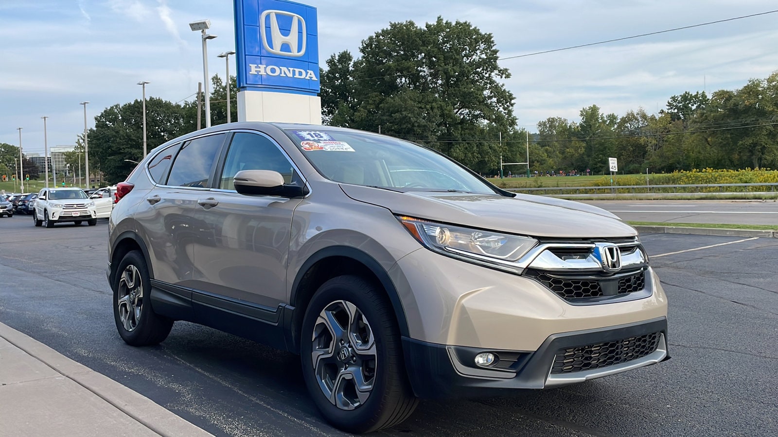 Used 2018 Honda CR-V EX-L with VIN 5J6RW2H8XJL030368 for sale in Vestal, NY