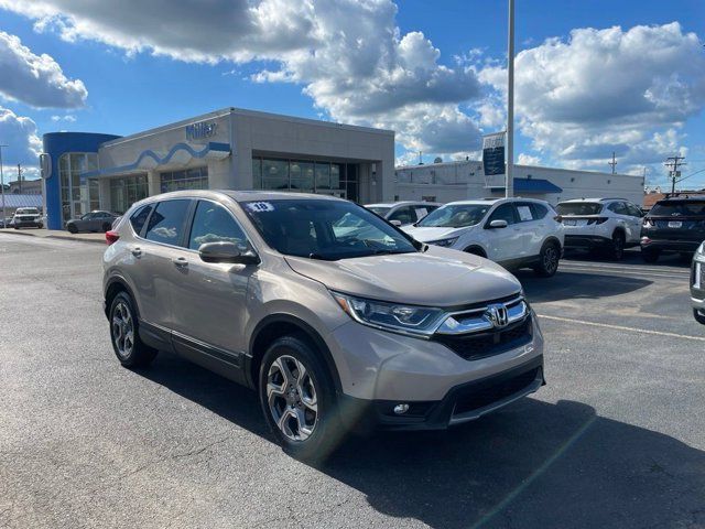 Used 2018 Honda CR-V EX-L with VIN 5J6RW2H89JL016073 for sale in Vestal, NY