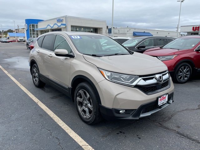 Used 2017 Honda CR-V EX with VIN 5J6RW2H54HL011640 for sale in Vestal, NY
