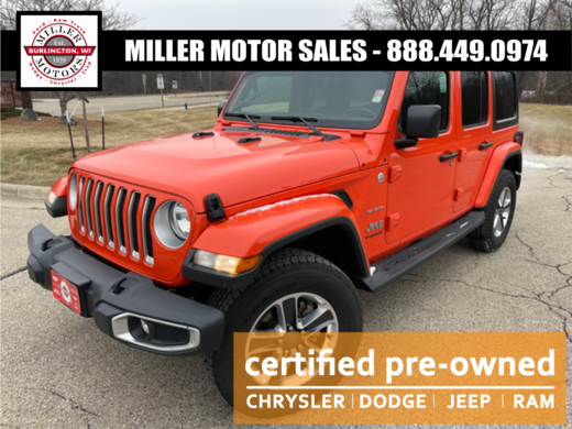 Used Jeep Wrangler inventory | Miller Motor Sales