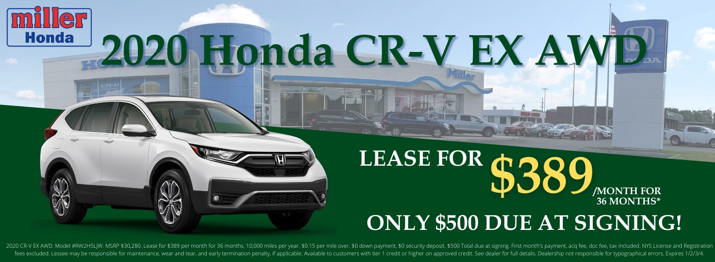 New Vehicle Specials Miller Honda