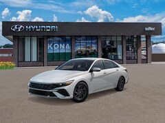 2026 Hyundai Elantra Hybrid Blue Sedan