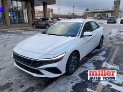 2026 Hyundai Elantra Hybrid Blue Sedan