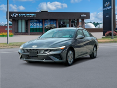 2025 Hyundai Elantra Hybrid Blue Sedan