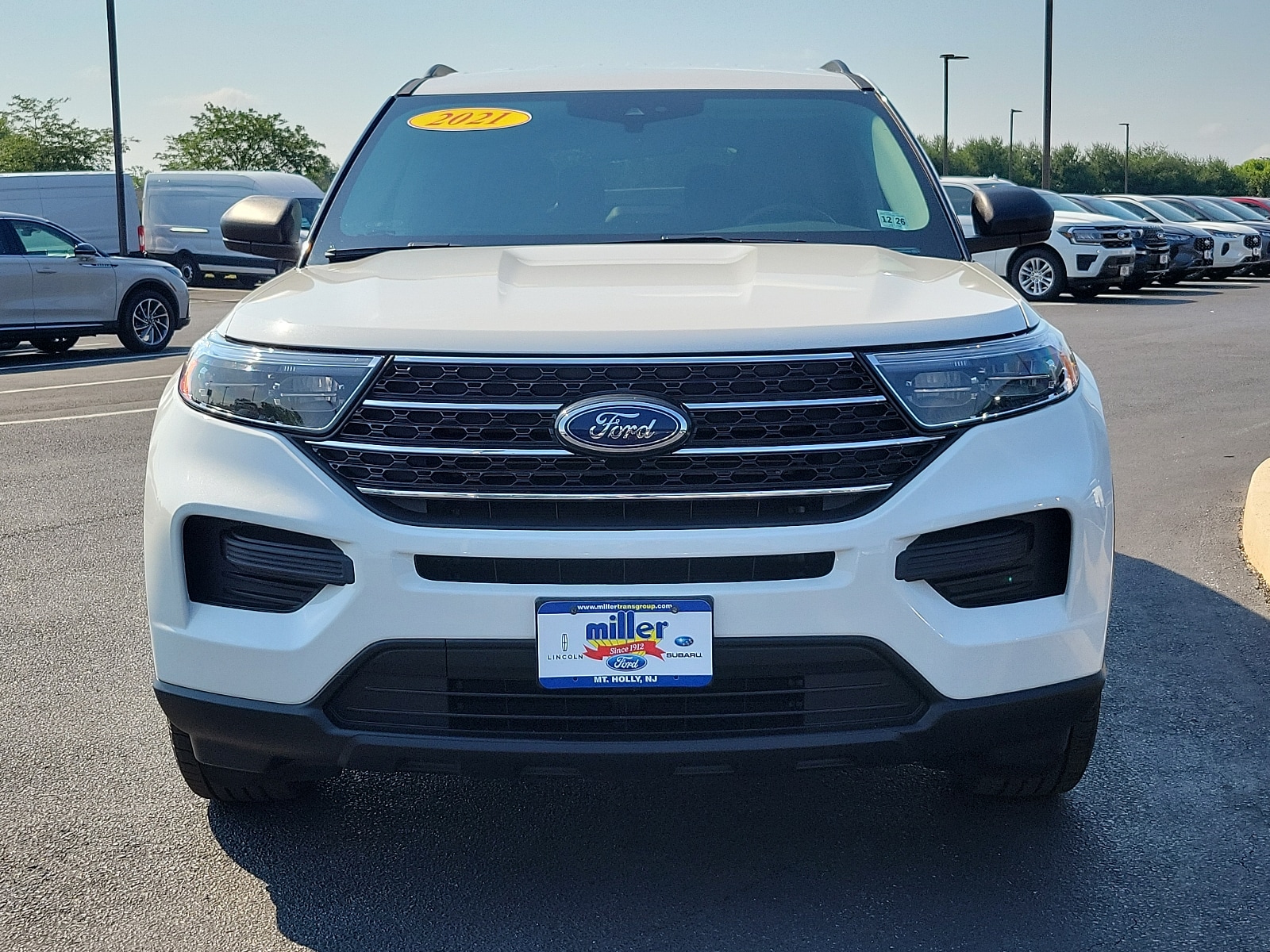 Used 2021 Ford Explorer XLT with VIN 1FMSK8DH2MGC33596 for sale in Lumberton, NJ