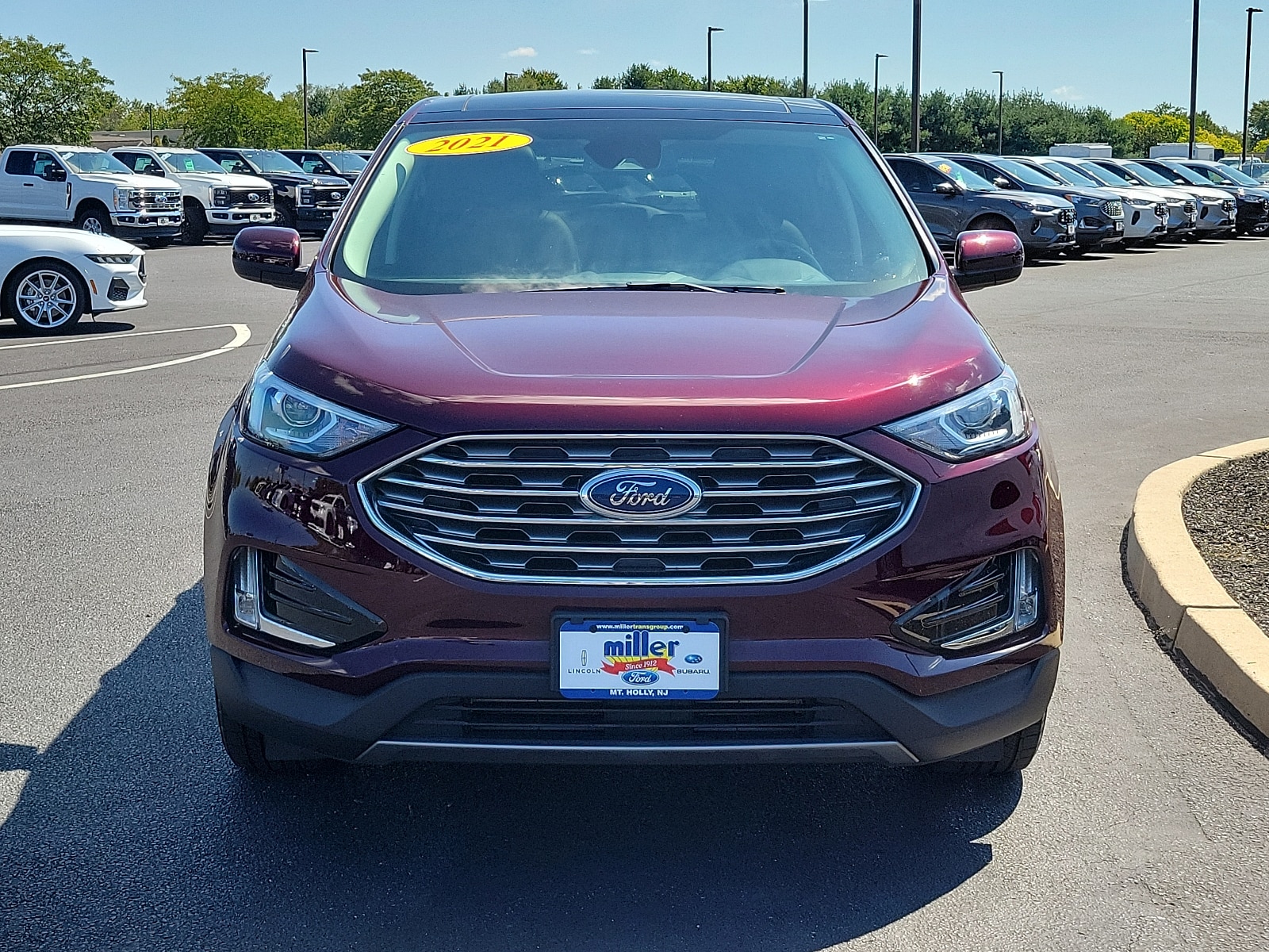 Used 2021 Ford Edge SEL with VIN 2FMPK4J94MBA36058 for sale in Lumberton, NJ