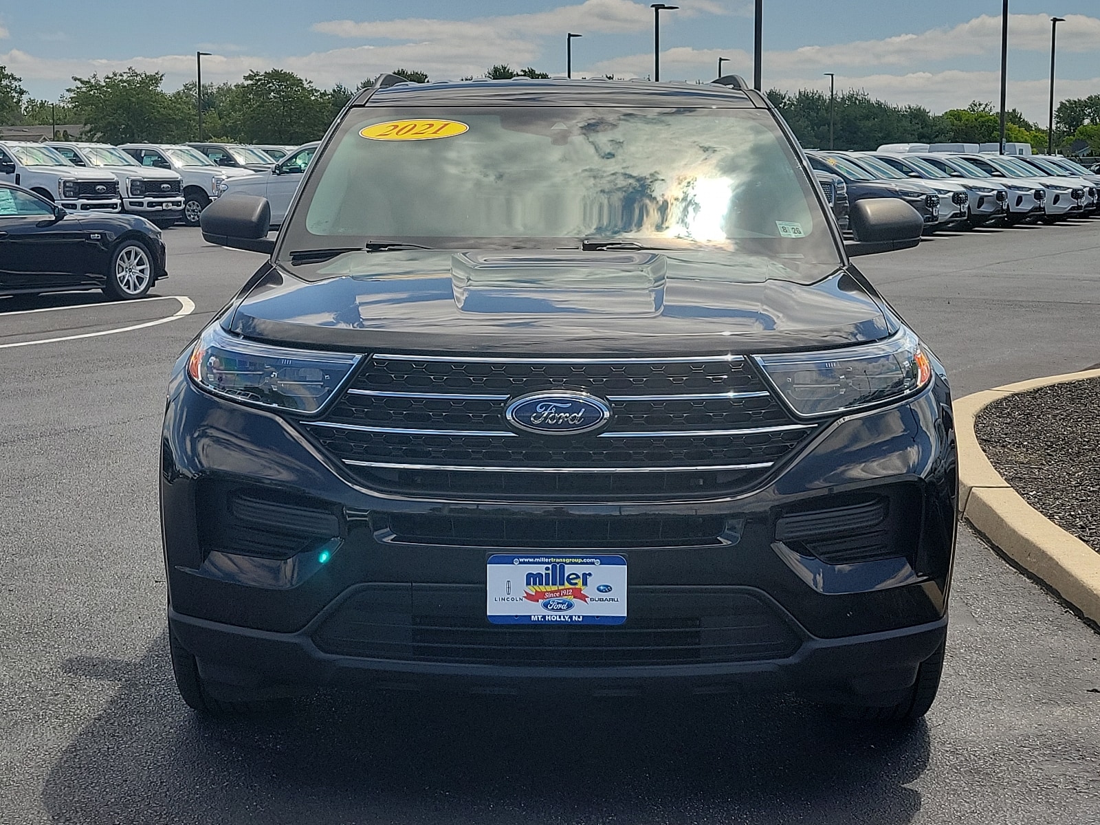 Used 2021 Ford Explorer XLT with VIN 1FMSK8DH6MGB66825 for sale in Lumberton, NJ