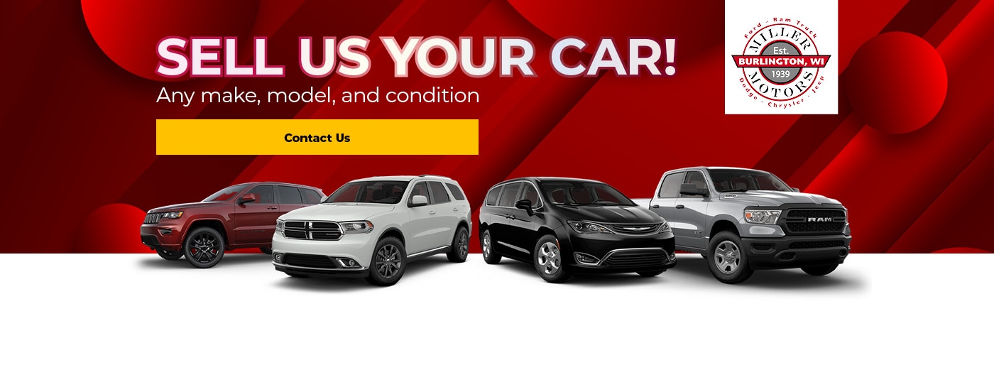 New Chrysler Dodge Jeep Ram Sales Miller Motor Sales Inc Burlington, WI
