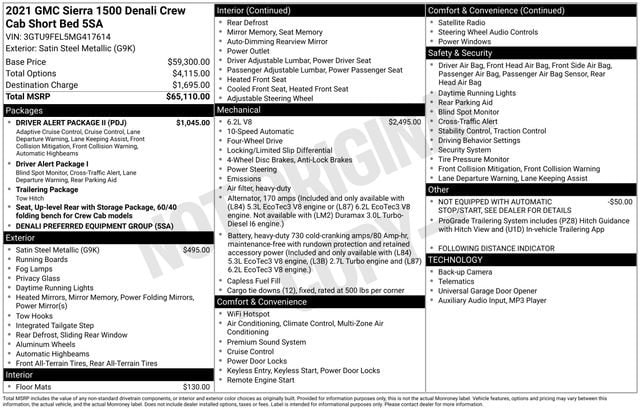 2021 GMC Sierra 1500 Denali Denali - Photo 39