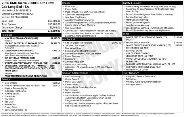 2026 GMC Sierra 2500HD Pro - Photo 4