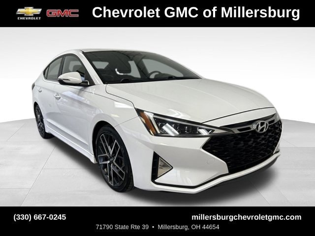 Used 2020 Hyundai Elantra Sport with VIN KMHD04LB8LU085880 for sale in Millersburg, OH