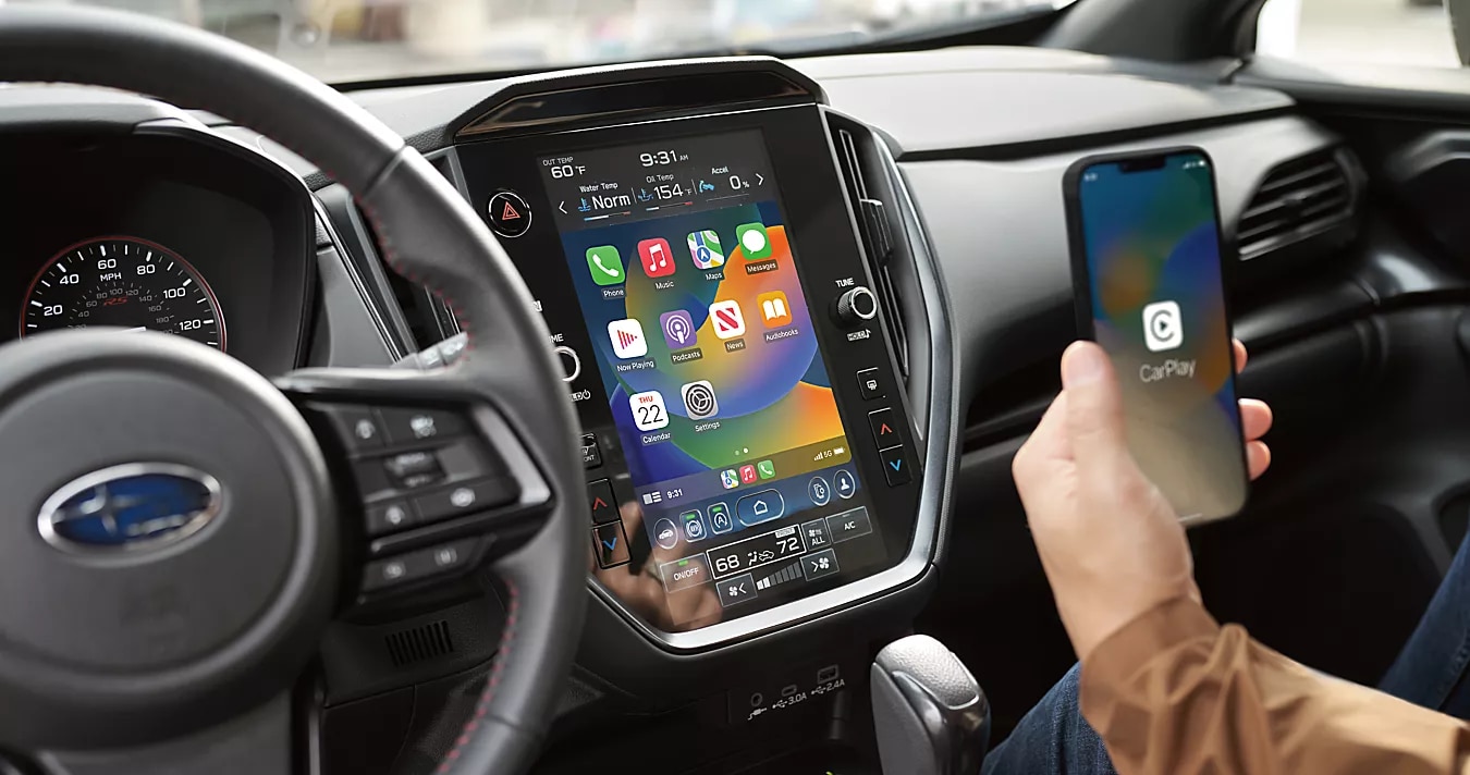 The dashboard of the 2026 Subaru Impreza