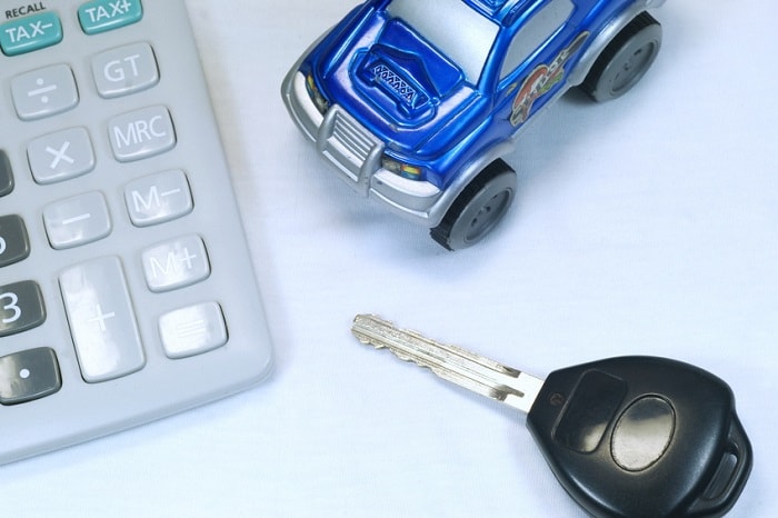 Subaru financing materials on a desk