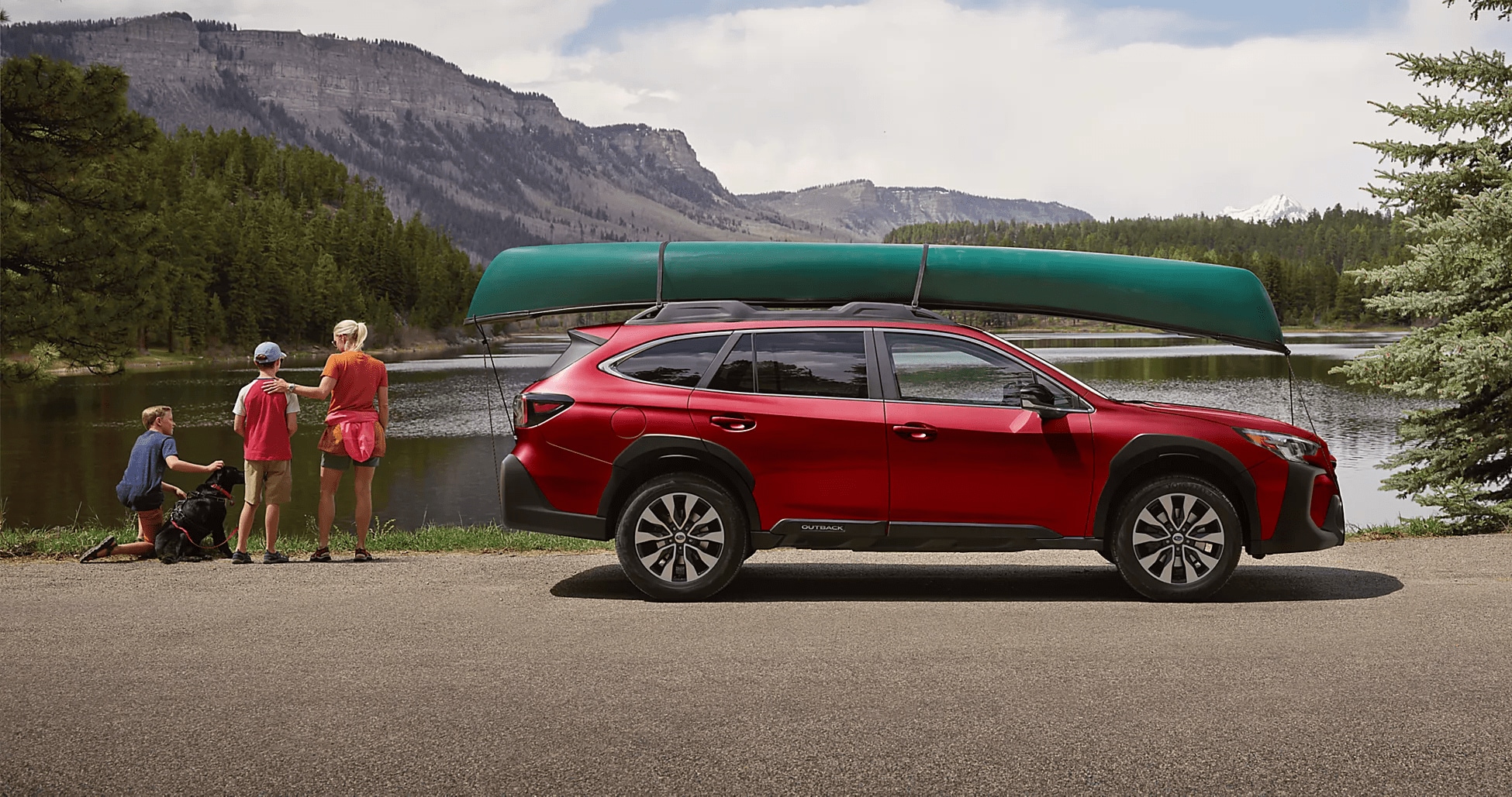 Using Subaru Outback towing capacity to visit a lake