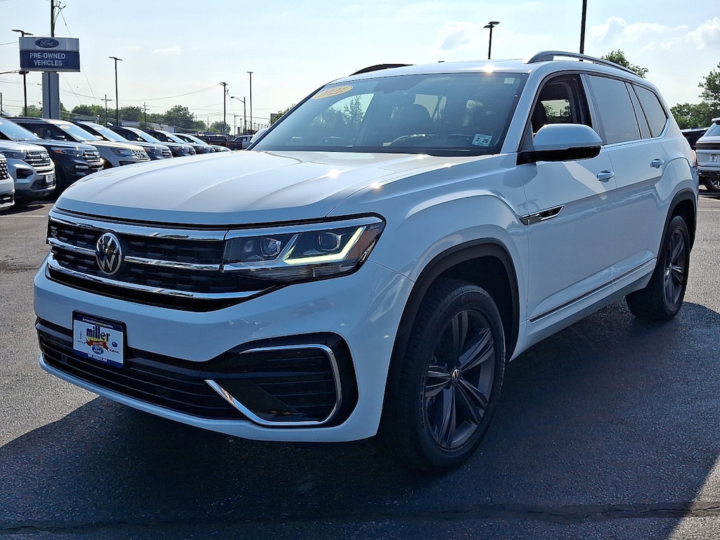 Used 2021 Volkswagen Atlas 3.6L V6 SE w/Technology R-Line Sport Utility