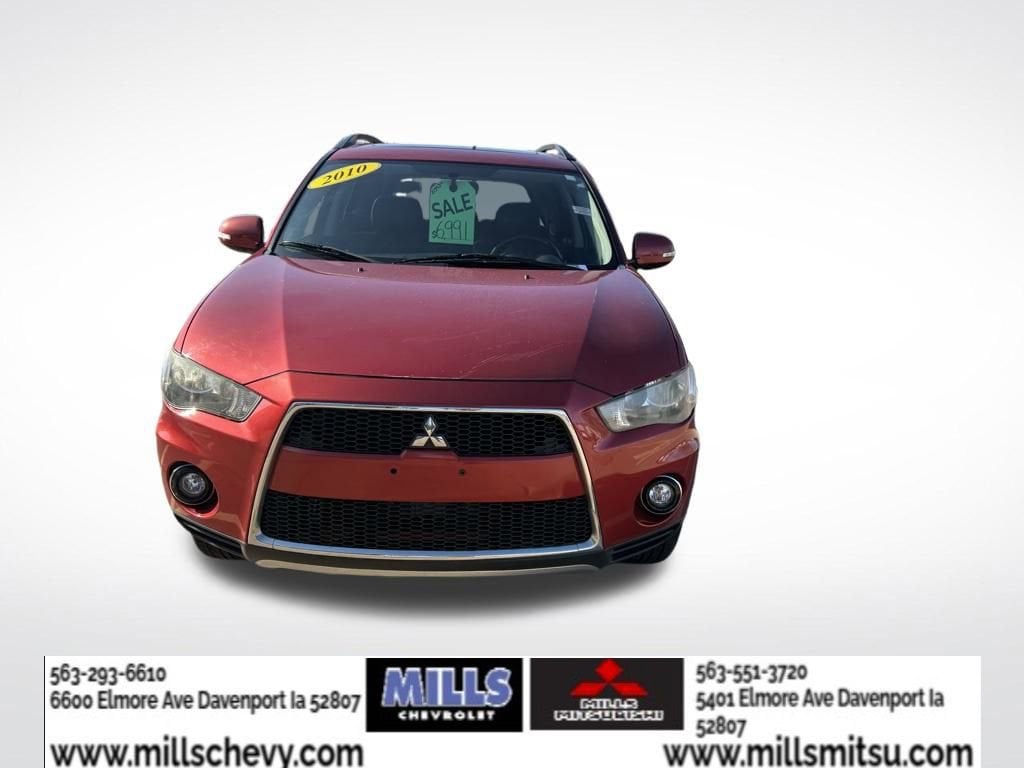 Used 2010 Mitsubishi Outlander SE with VIN JA4AS3AW1AZ002494 for sale in Davenport, IA
