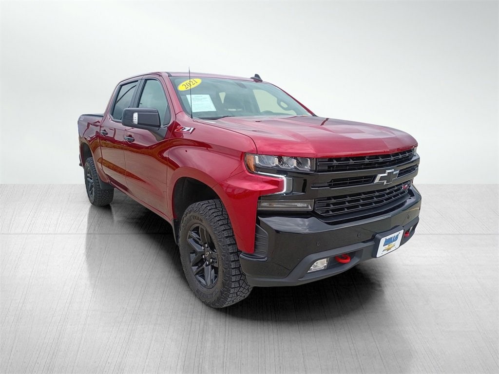 Used 2021 Chevrolet Silverado 1500 LT Trail Boss Truck Crew Cab