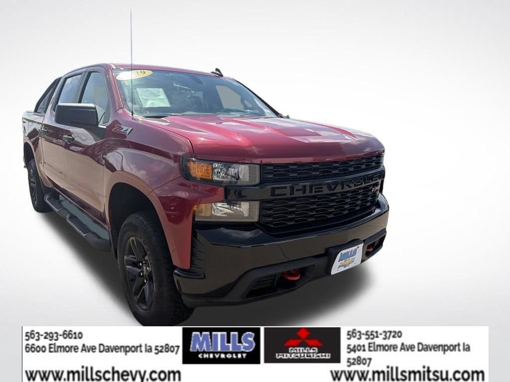 Used 2019 Chevrolet Silverado 1500 Silverado Custom Trail Boss Truck Crew Cab
