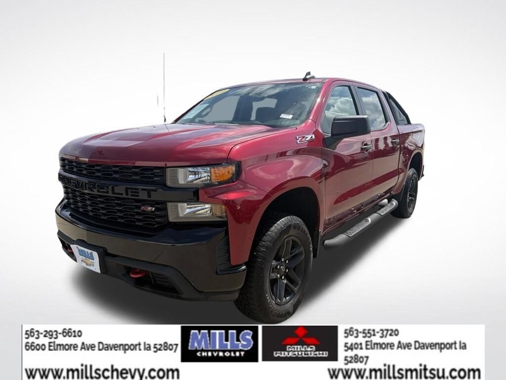 Used 2019 Chevrolet Silverado 1500 Silverado Custom Trail Boss Truck Crew Cab