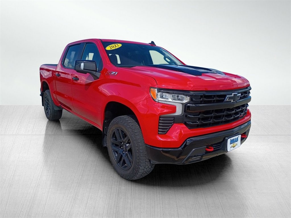 Used 2022 Chevrolet Silverado 1500 LT Trail Boss Truck Crew Cab