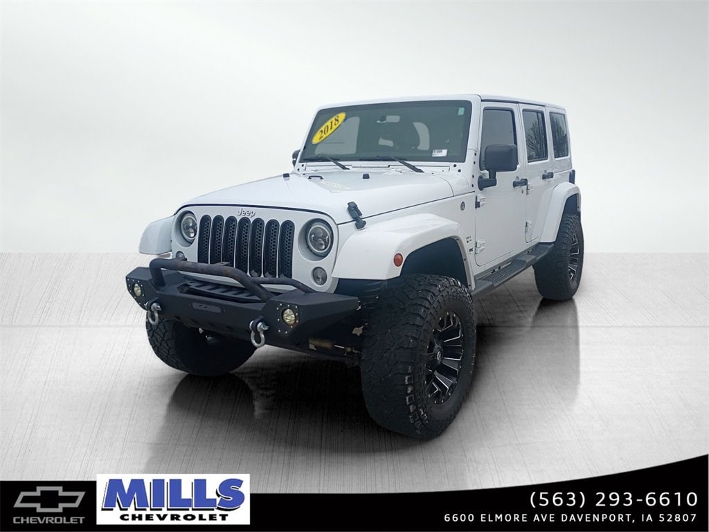 Used 2018 Jeep Wrangler JK Unlimited Unlimited Sahara 4x4 SUV