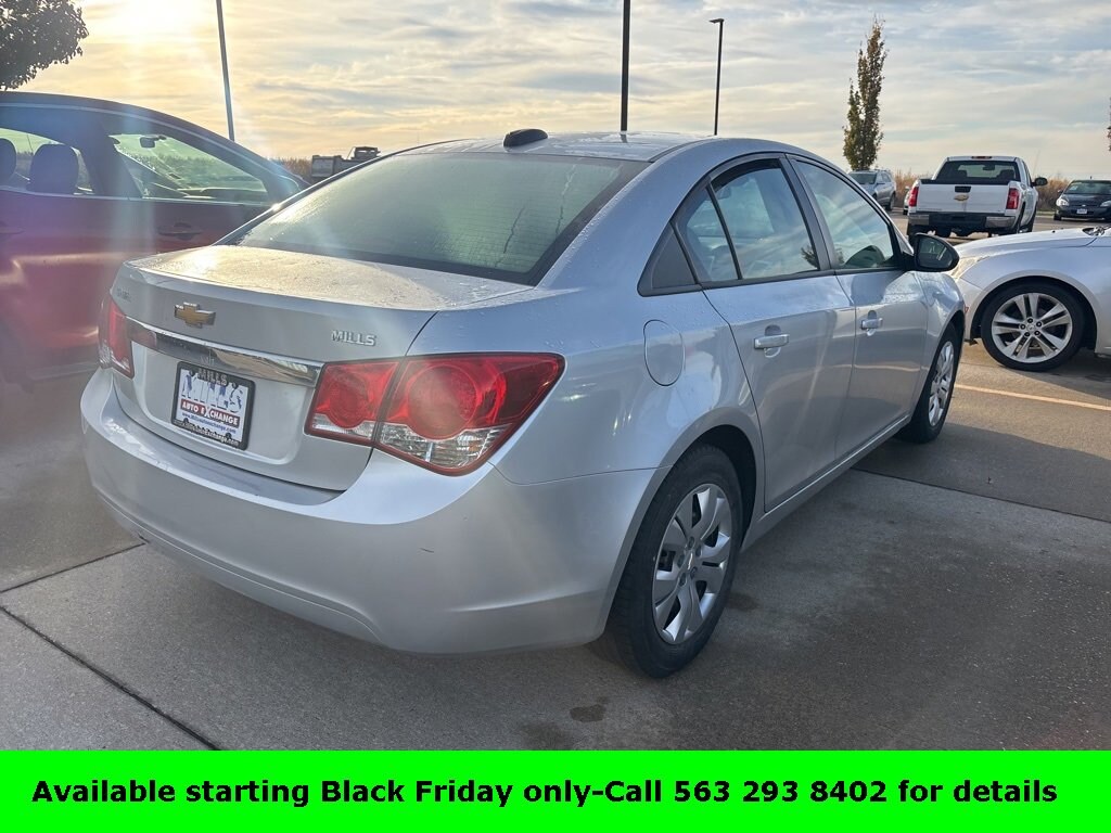 Used 2015 Chevrolet Cruze LS Manual Sedan