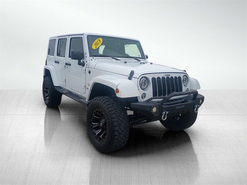 Used 2018 Jeep Wrangler JK Unlimited Unlimited Sahara 4x4 SUV