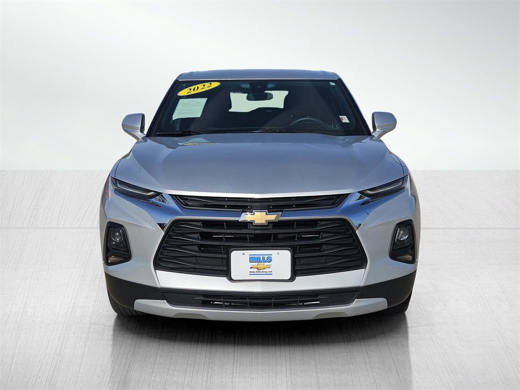 Used 2022 Chevrolet Blazer 2LT with VIN 3GNKBCR46NS142161 for sale in Davenport, IA