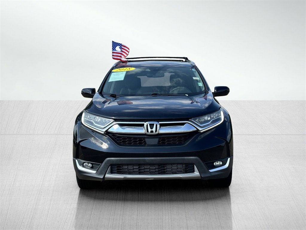 Used 2018 Honda CR-V Touring with VIN 7FARW1H90JE021212 for sale in Davenport, IA