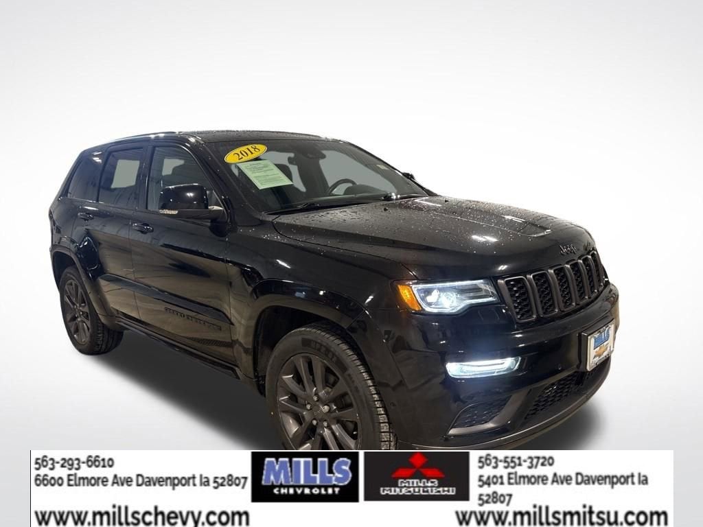 Used 2018 Jeep Grand Cherokee Overland 4x4 SUV