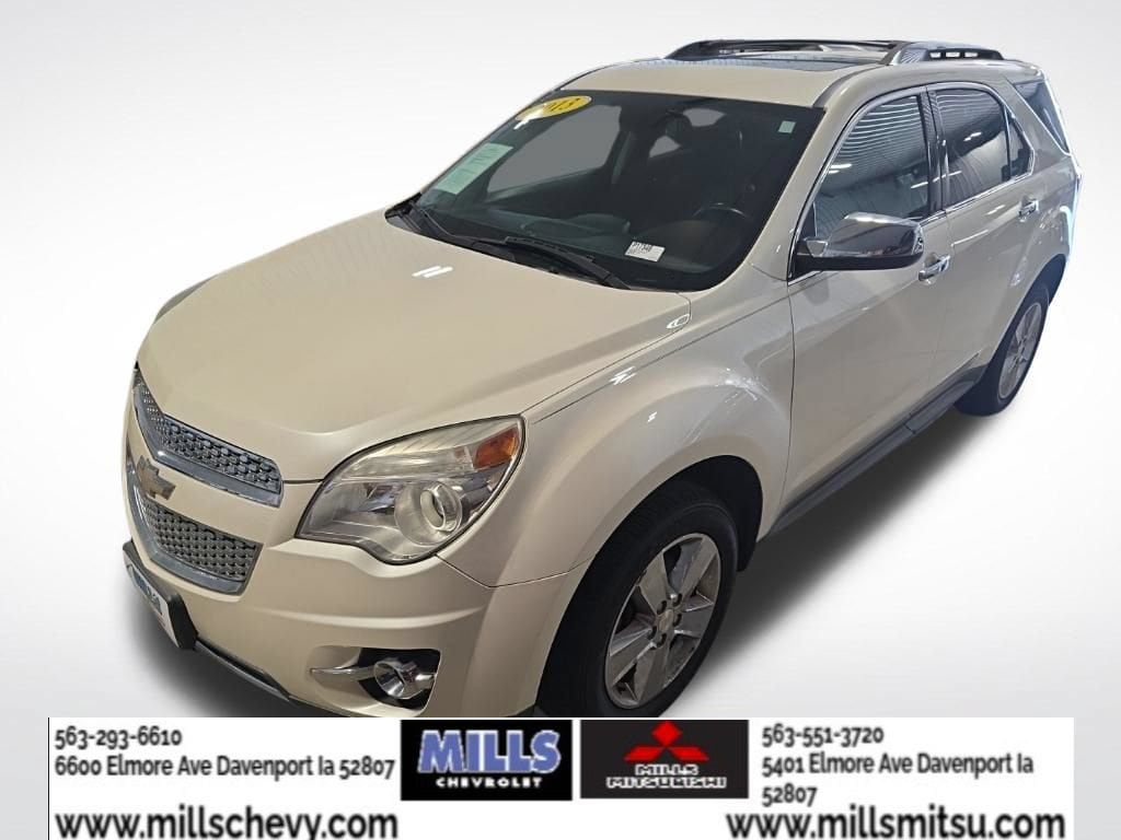 Used 2013 Chevrolet Equinox LTZ with VIN 1GNALFEKXDZ127632 for sale in Davenport, IA