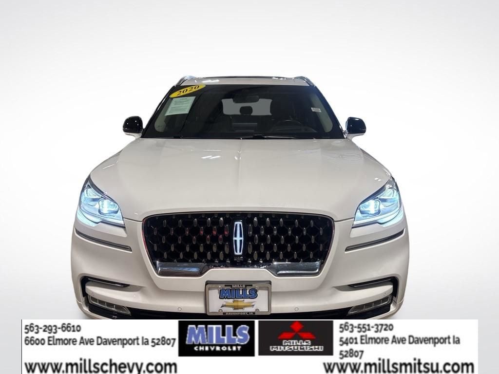 Used 2020 Lincoln Aviator Grand Touring with VIN 5LMYJ8XY1LGL36416 for sale in Davenport, IA