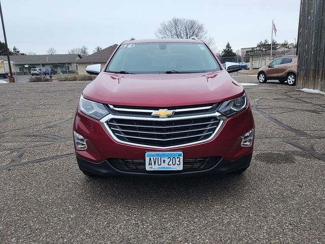 Used 2018 Chevrolet Equinox Premier with VIN 3GNAXXEU6JS547196 for sale in Baxter, Minnesota