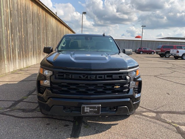 Certified 2023 Chevrolet Silverado 1500 Custom with VIN 1GCRDBEK0PZ305635 for sale in Baxter, Minnesota