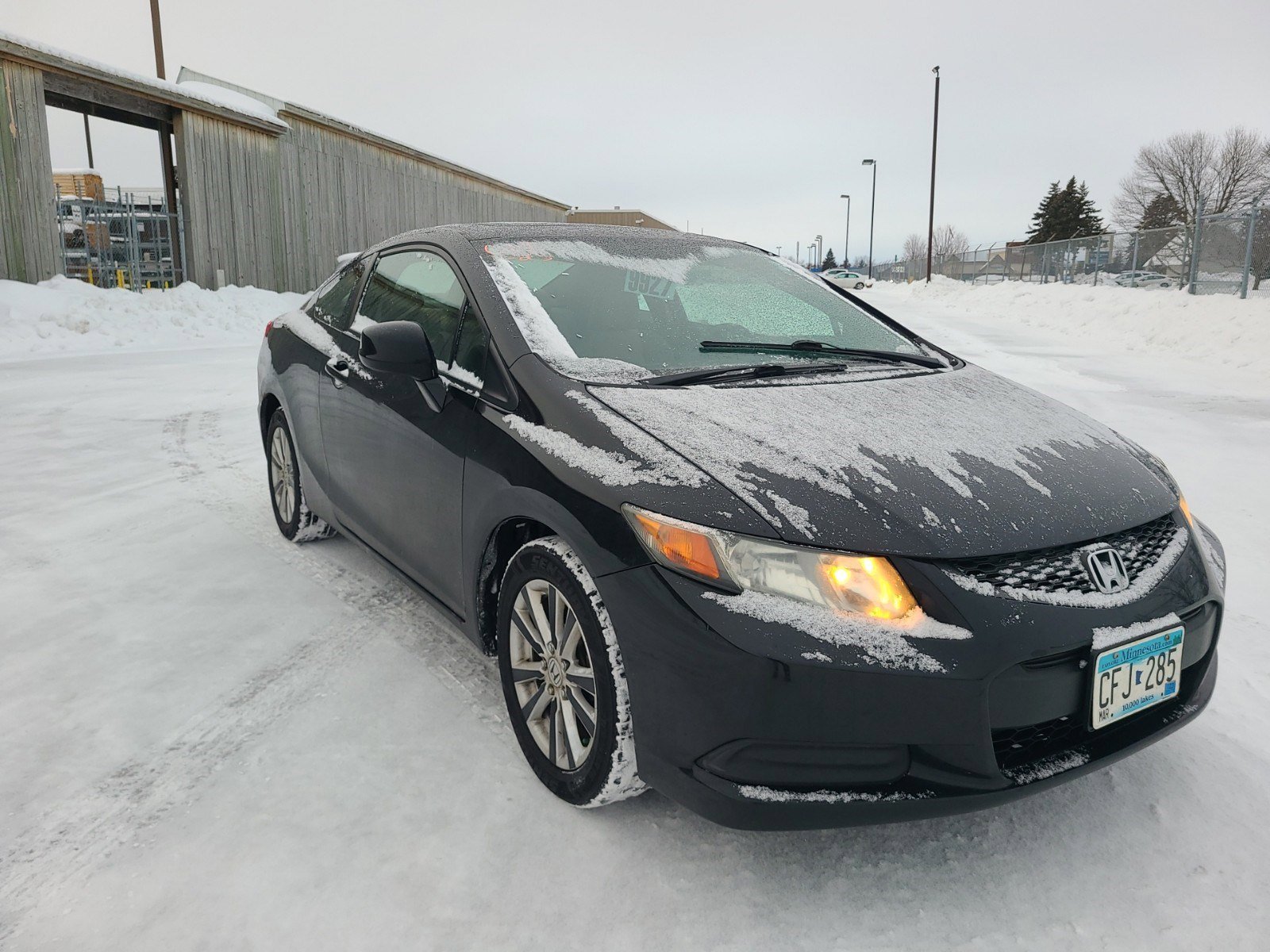 Used 2012 Honda Civic EX with VIN 2HGFG3B87CH530316 for sale in Baxter, Minnesota