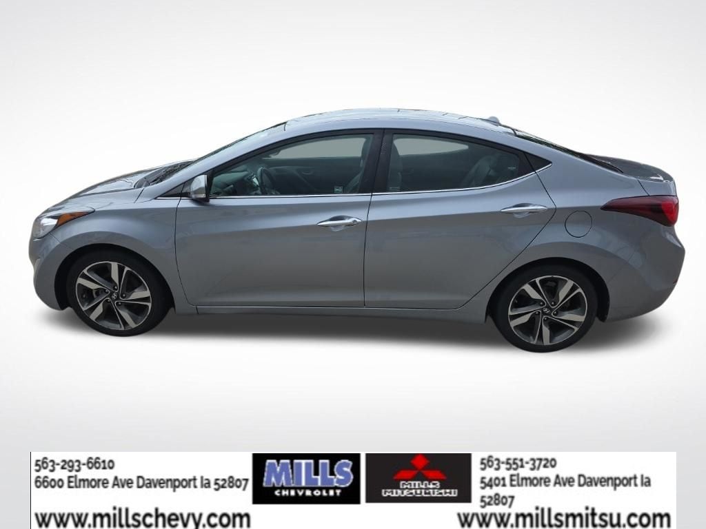 Used 2015 Hyundai Elantra Limited with VIN 5NPDH4AE2FH619206 for sale in Davenport, IA