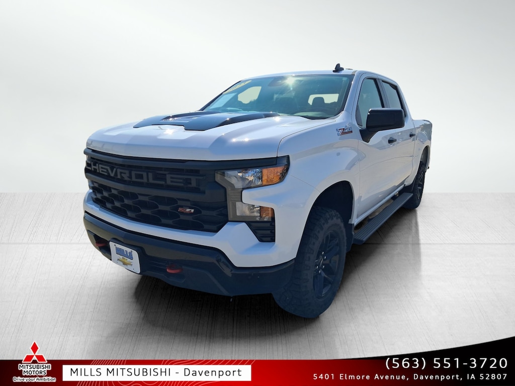 Used 2023 Chevrolet Silverado 1500 Custom Trail Boss Truck Crew Cab
