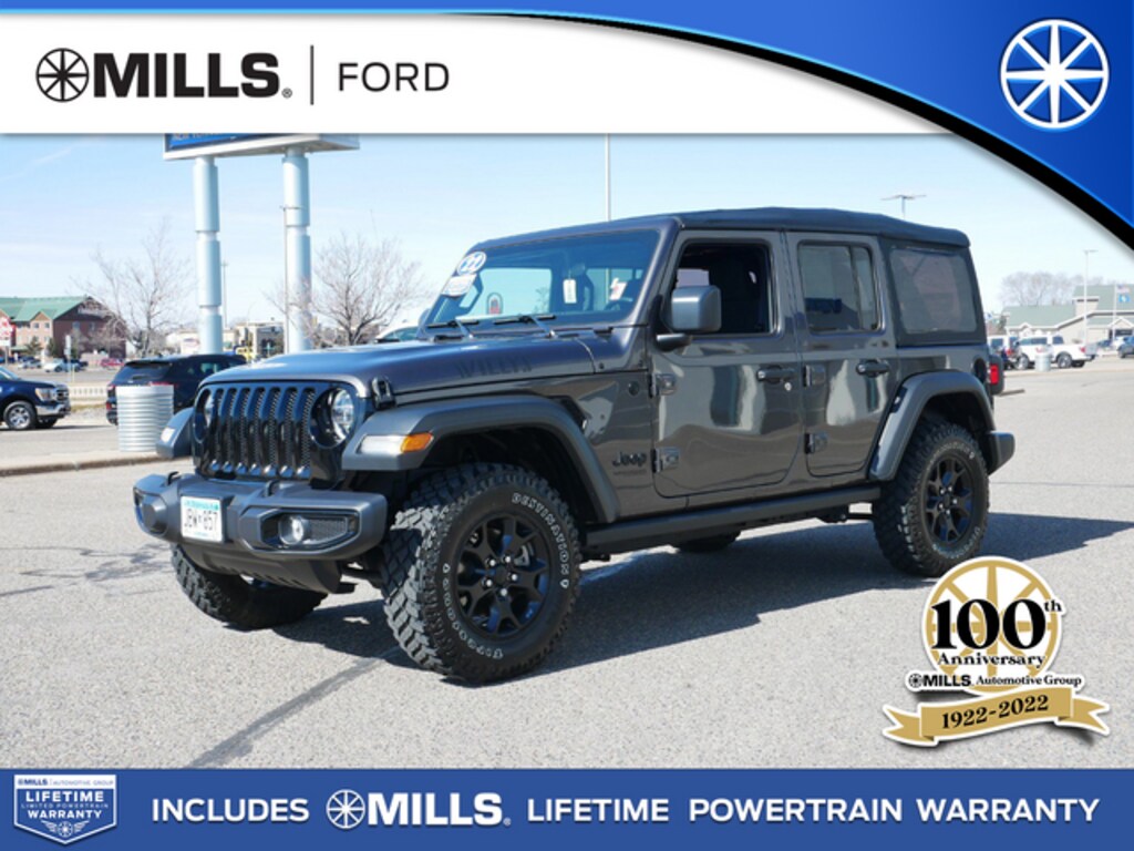 Used 2022 Jeep Wrangler For Sale at Mills Ford Lincoln VIN