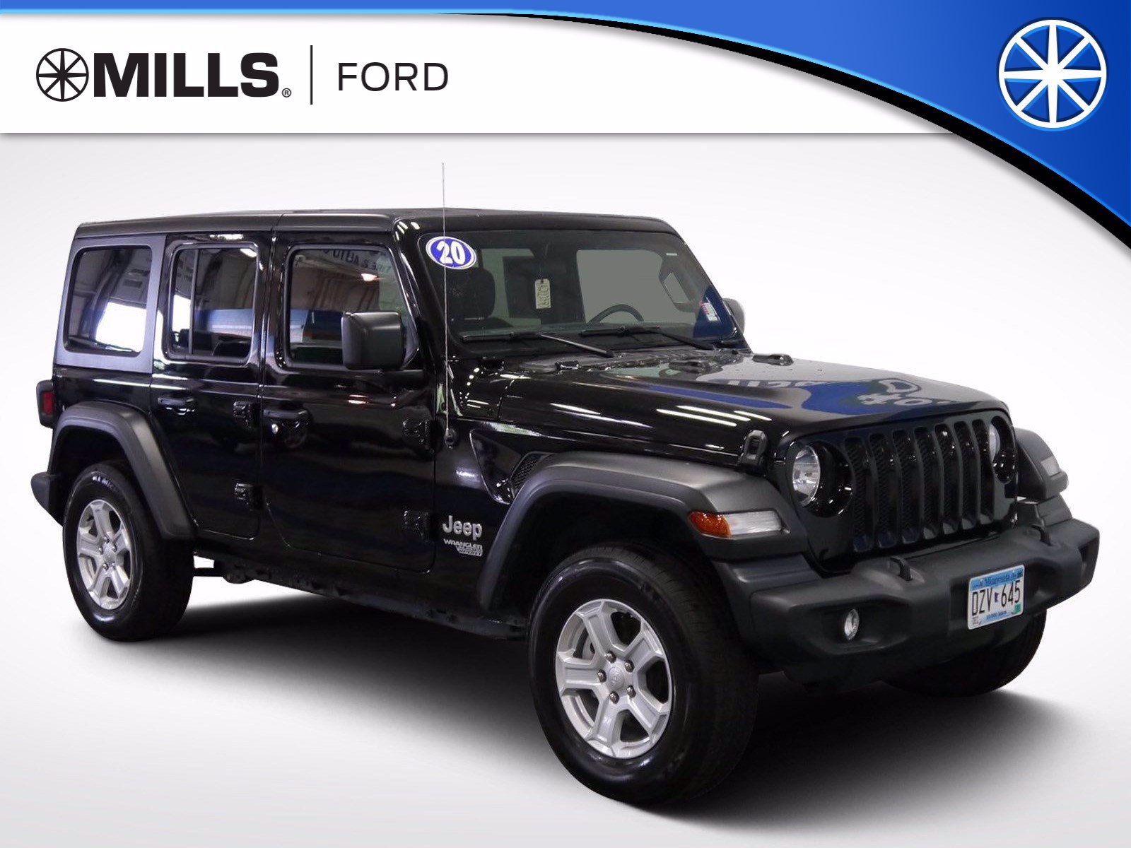Used Jeep Wrangler Unlimited For Sale At Mills Ford Lincoln Vin 1c4hjxdn9lw