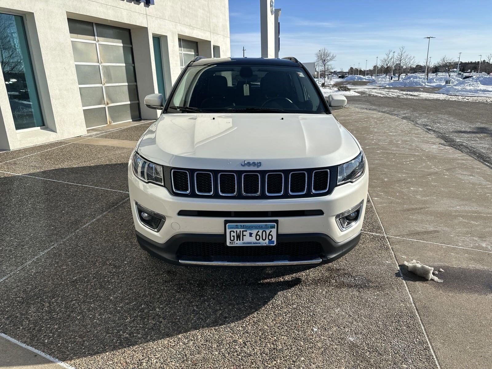 Used 2019 Jeep Compass Limited with VIN 3C4NJDCB7KT776378 for sale in Baxter, Minnesota
