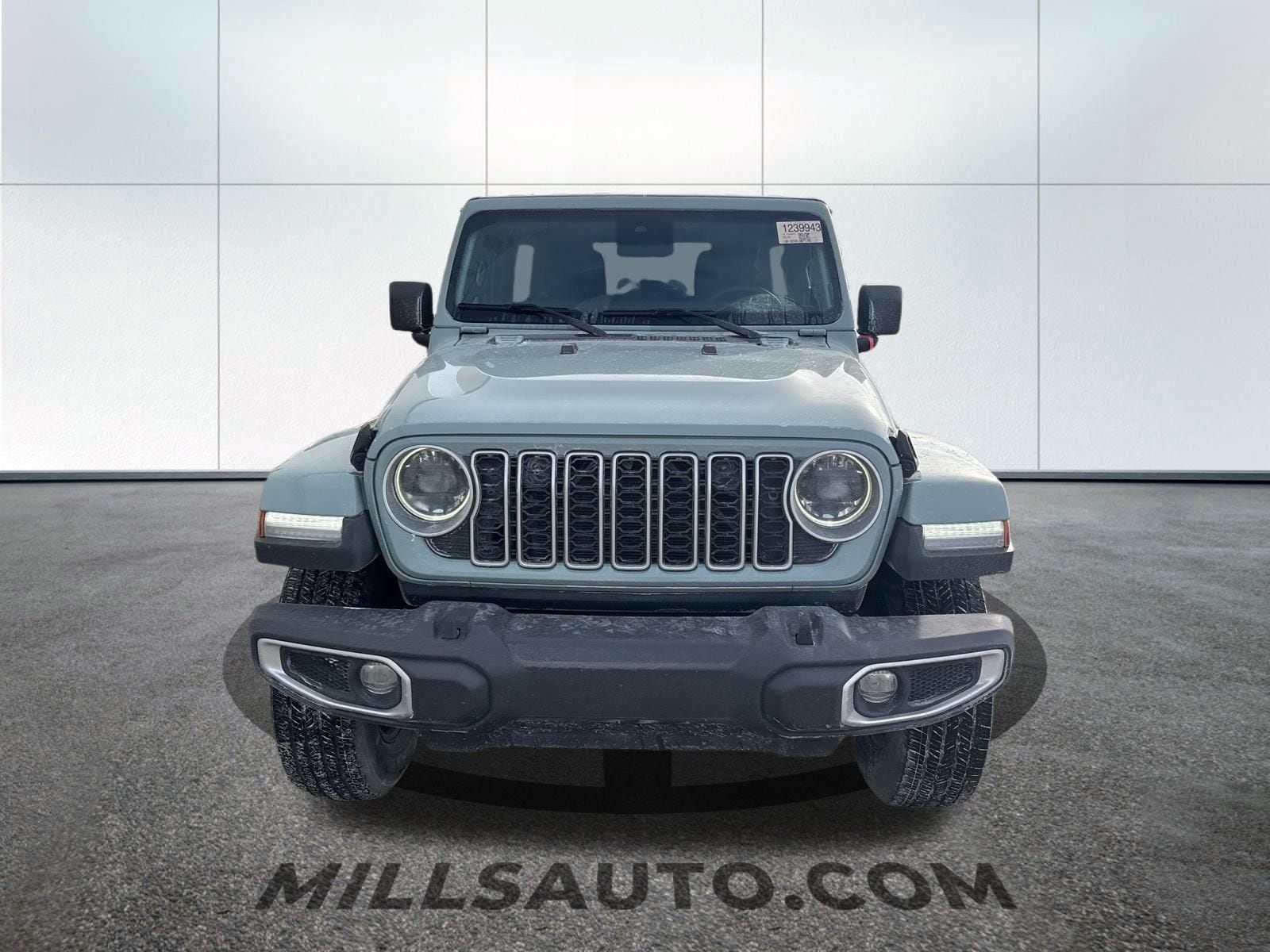 Certified 2024 Jeep Wrangler 4-Door Sahara with VIN 1C4PJXEG4RW256470 for sale in Baxter, Minnesota