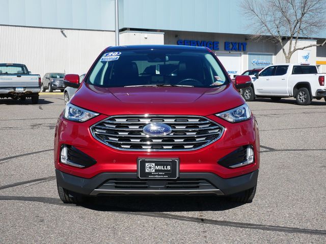 Used 2020 Ford Edge Titanium with VIN 2FMPK4K94LBB54558 for sale in Baxter, Minnesota