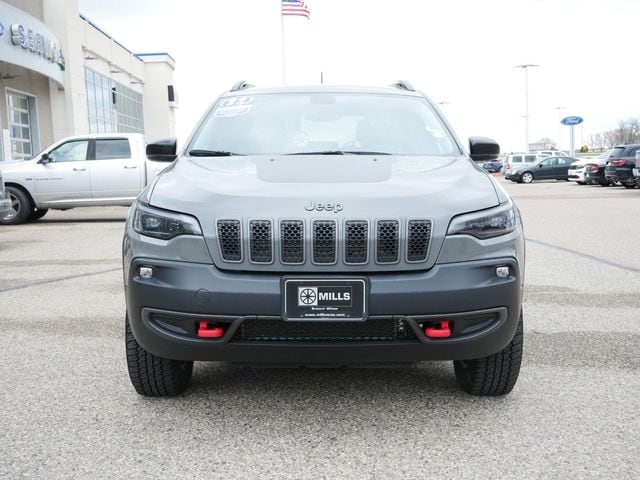 Used 2022 Jeep Cherokee Trailhawk with VIN 1C4PJMBX4ND505939 for sale in Willmar, Minnesota