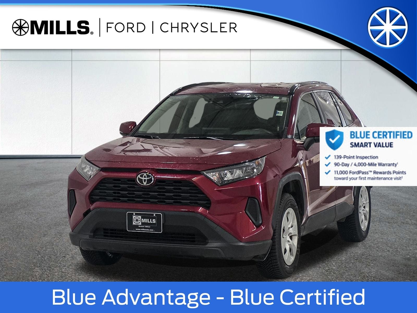 Certified 2019 Toyota RAV4 LE with VIN JTMG1RFV1KD023964 for sale in Willmar, Minnesota