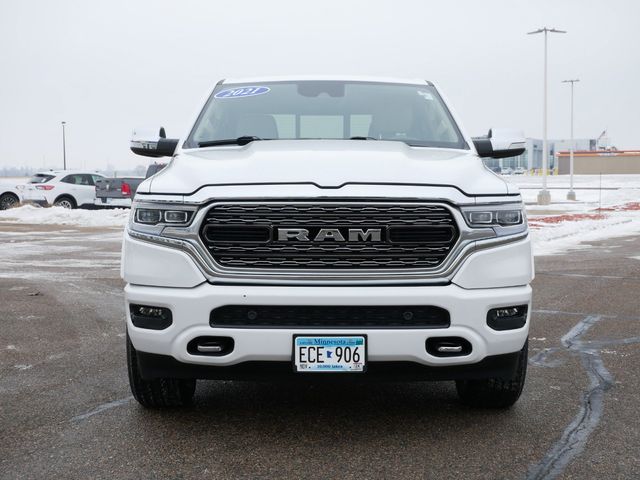 Used 2021 RAM Ram 1500 Pickup Limited with VIN 1C6SRFHT1MN537881 for sale in Willmar, Minnesota