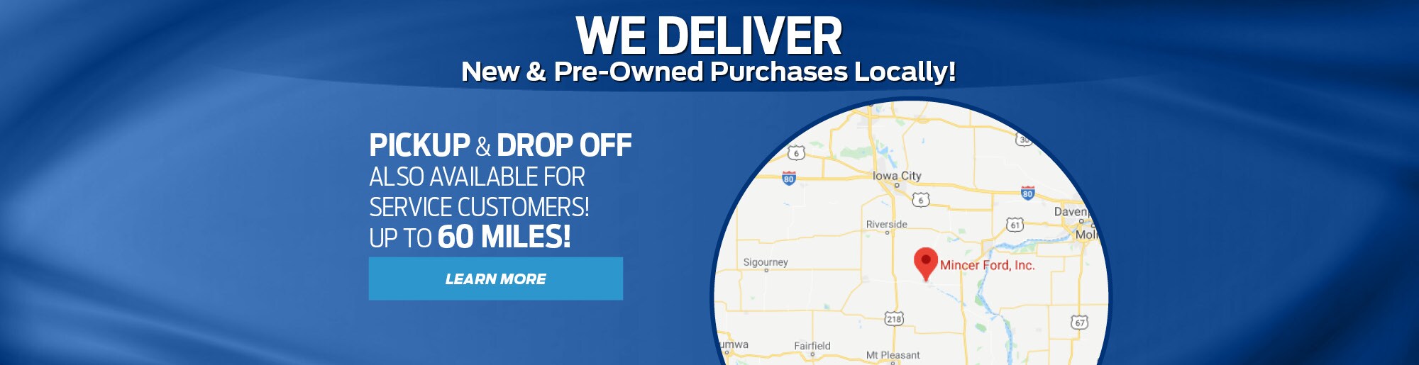 Mincer Ford Inc. Ford Dealership in Columbus Junction IA