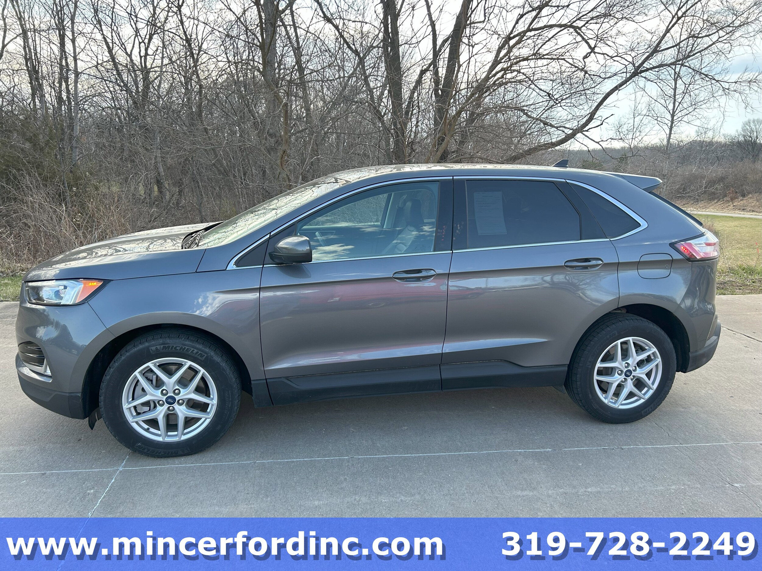 Used 2021 Ford Edge SEL with VIN 2FMPK4J93MBA44832 for sale in Columbus Junction, IA