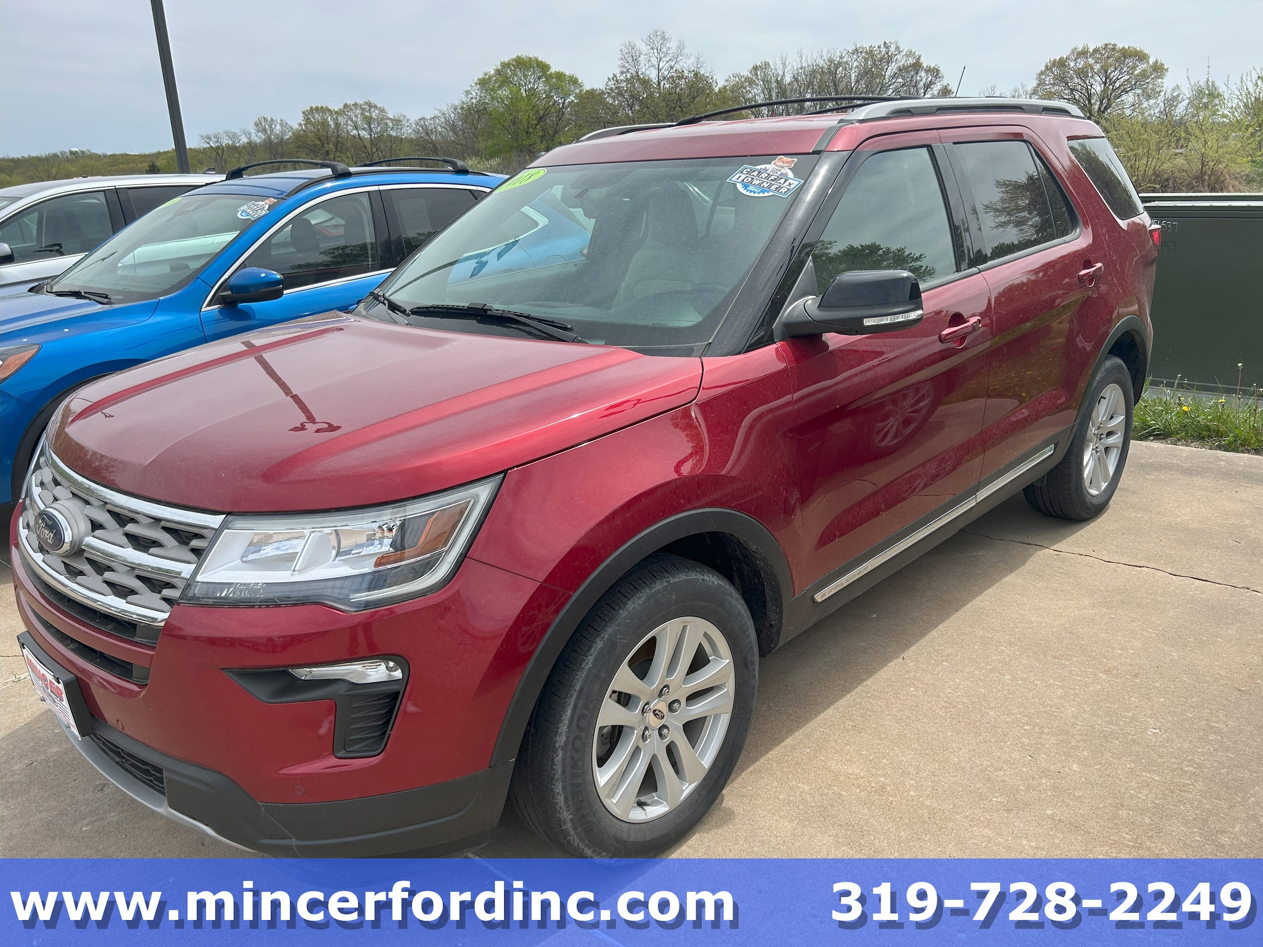 Used 2018 Ford Explorer XLT with VIN 1FM5K8D81JGB53313 for sale in Columbus Junction, IA